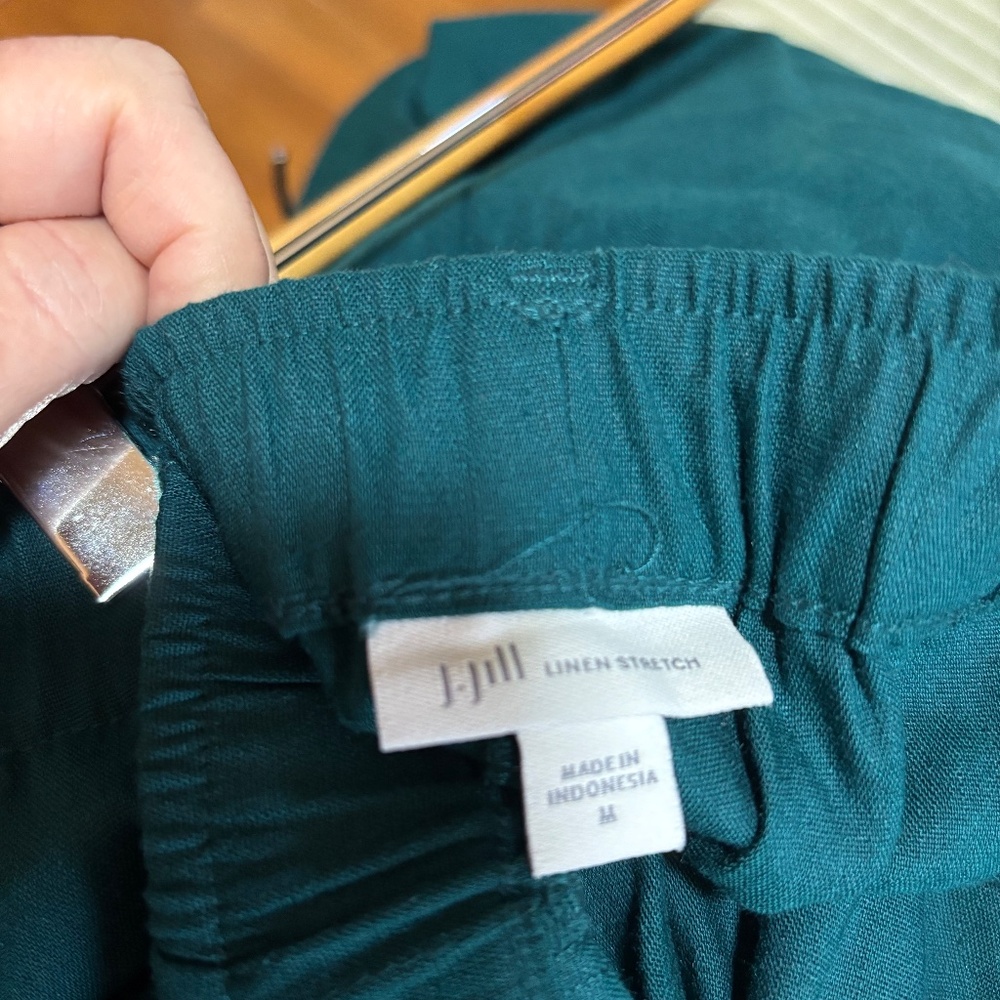 J Jill Linen Pants, Size M - Picture 5 of 9